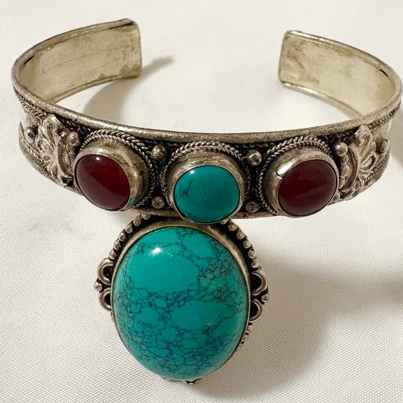 Adjustable cuff Bracelet and Ring Set - Picture 4 of 6